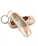 Llavero punta danza ballet Bloch en rosa,rojo,negro,blanco,plata