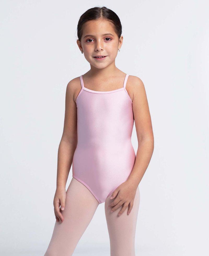 Maillot ballet niña básico Intermezzo en Lycra. Muy resistente y fácil de poner y quitar. Corte clásico y cuadrado, alto de espalda