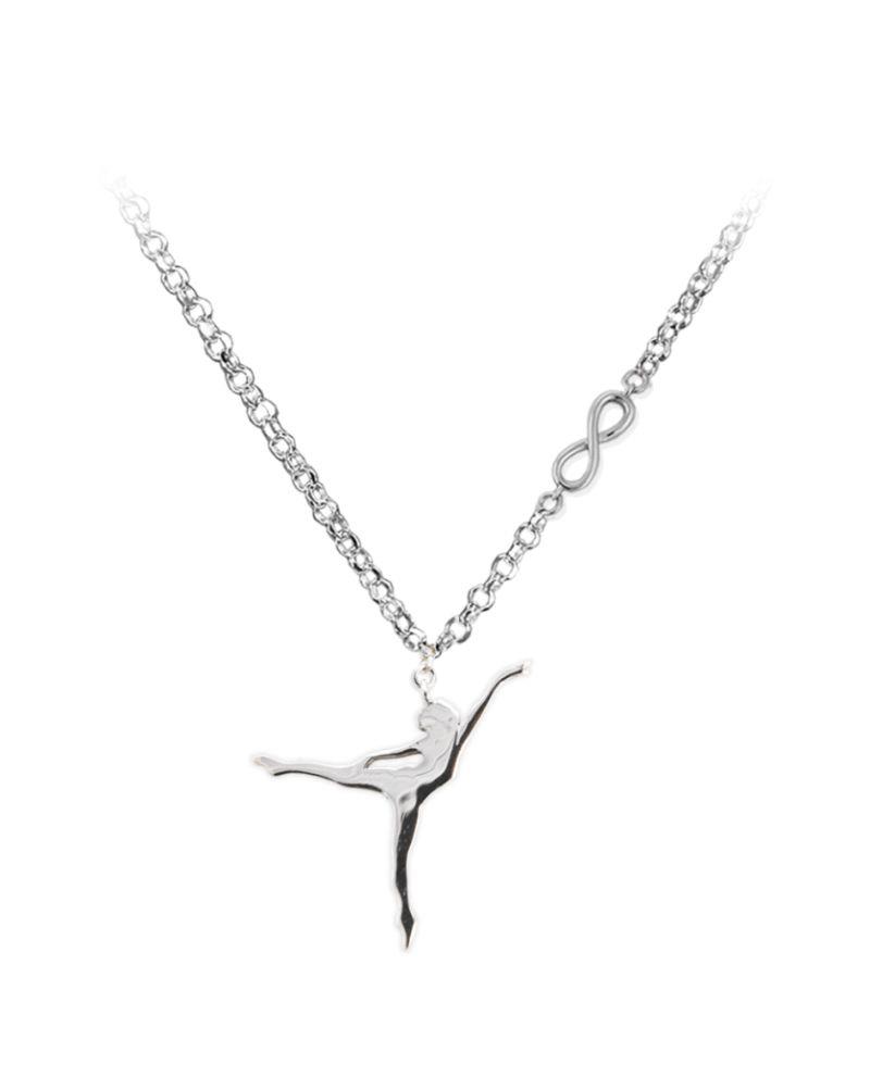 Colgante joya en plata UNA BALLERINA E PER SEMPRE Mikelart