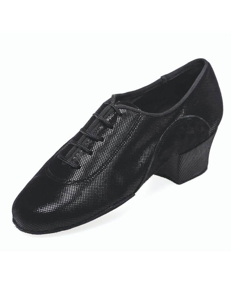 Zapatos Baile tacón cubano negros.Cómodos, cerrados Rummos