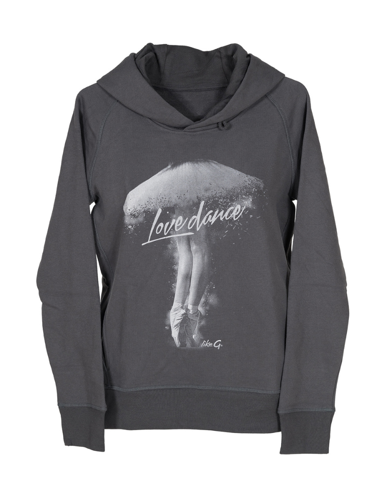 Sudadera de ballet  puntas LIKE G de algodón