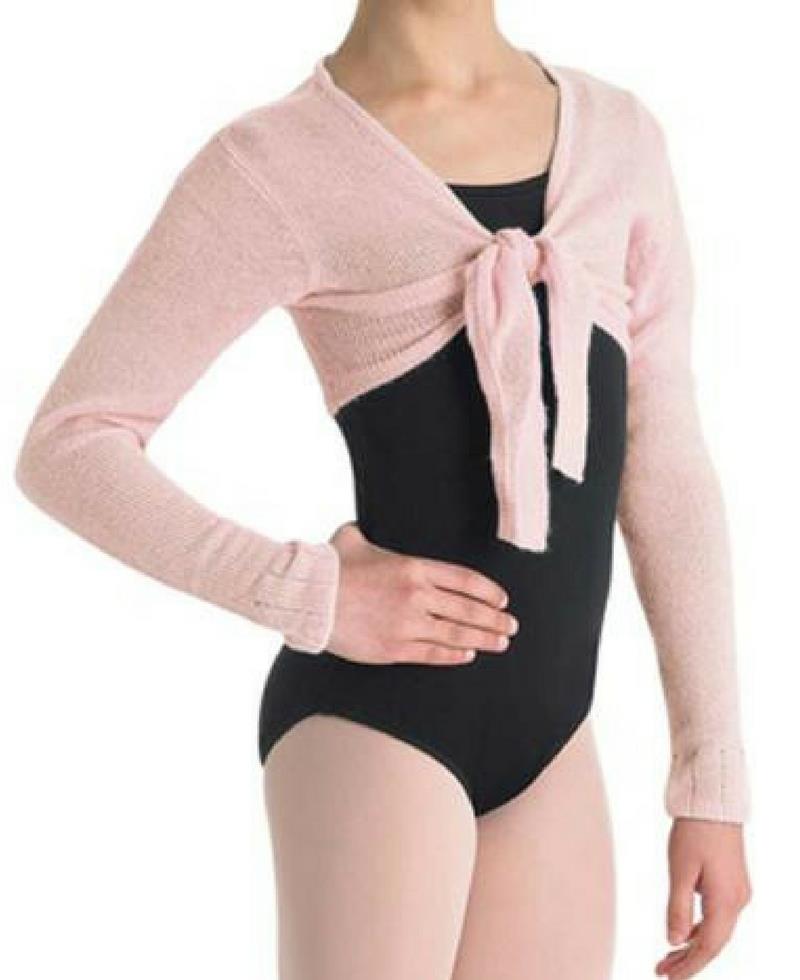 Bloch chaqueta danza infantil corta anudada delante I doyoubailas
