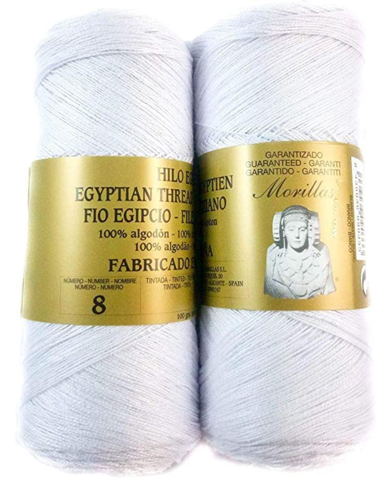 Hilo grueso y resistente coser base puntas algodón egipcio