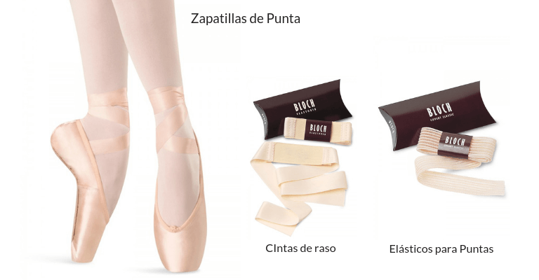 Zapatillas de ballet y Medias puntas de ballet