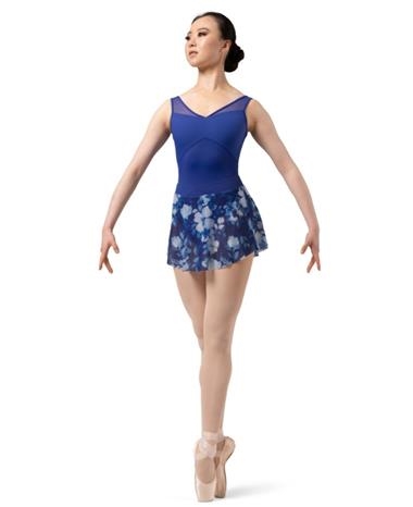 FALDA DANZA BALLET TUL ELÁSTICO MIRELLA MS162 | MS162 azul royal