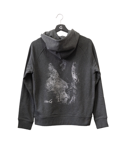  SUDADERA  CON CAPUCHA BALLET PUNTAS LIKE G | SUDADERA CON CAPUCHA GRIS LIKE G