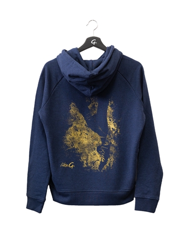  SUDADERA  CON CAPUCHA AZUL MARINO PUNTAS LIKE G | SUDADERA CON CAPUCHA azul marino LIKE G